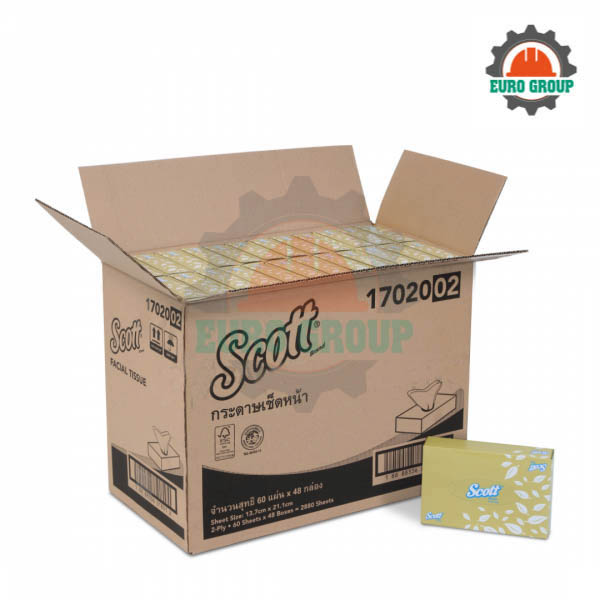 Khăn giấy lau mặt Scott 17020