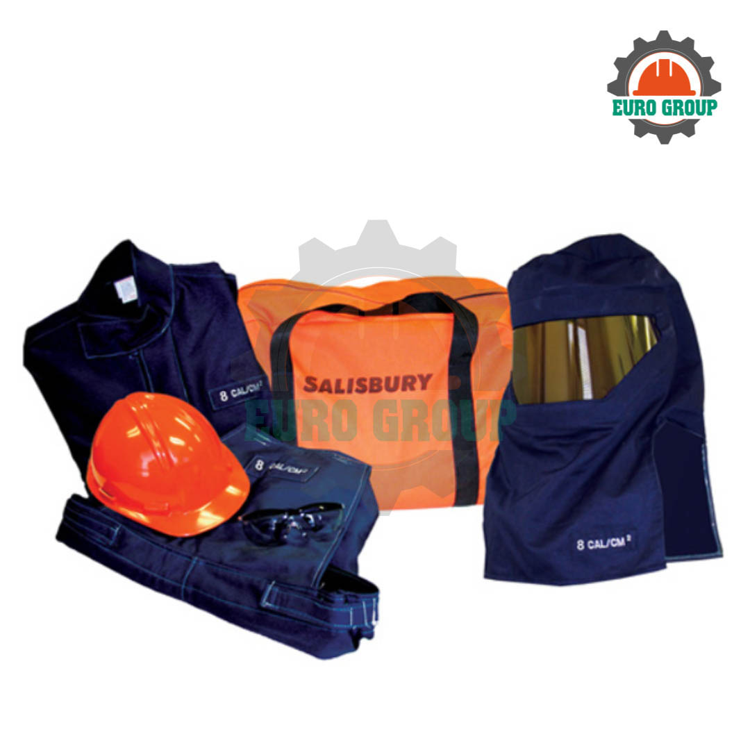 Quần áo chống hồ quang điện 8 CAL mũ trùm khí mát