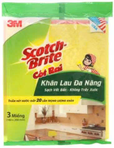 SCOTCH-BRITE™ KHĂN LAU ĐA NĂNG, 18 CM X 20 CM