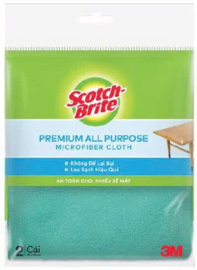 SCOTCH-BRITE™ KHĂN LAU MICROFIBER ĐA NĂNG, 40 CM X 40 CM