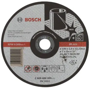 Bosch Đá cắt 180x2x22.2mm (Inox) - Expert for Inox 2608600095