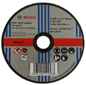 Bosch Đá cắt 100x1.2x16mm (sắt) - Standard for Metal 2608600266