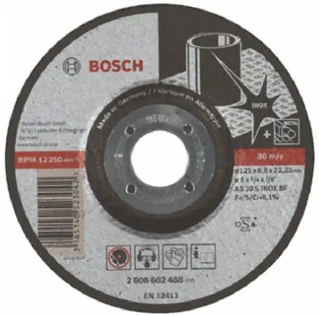 Bosch Đá mài 125x6x22.2mm (inox) - Expert for Inox 2608602488