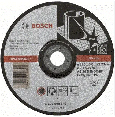 Bosch Đá mài 180x6x22.2mm (Inox) - Expert for Inox 2608600540